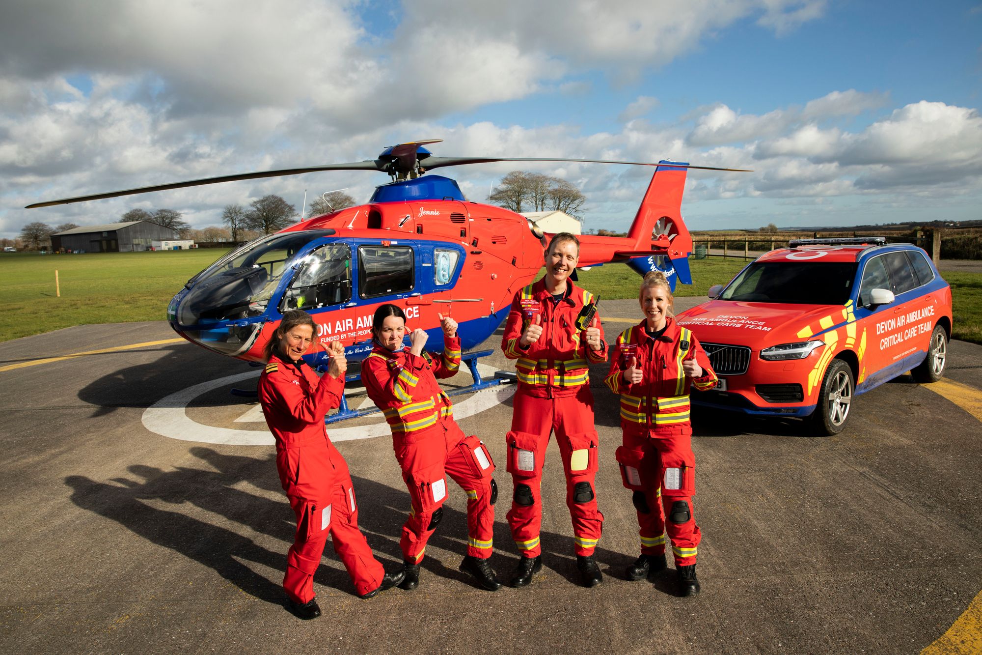 An ‘Outstanding’ reason to celebrate for Devon Air Ambulance