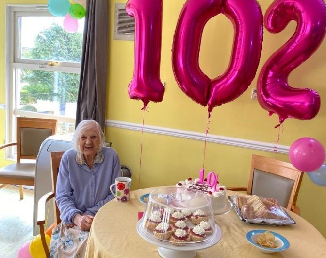 Camberley's 102-year-old resident shares secret to long life