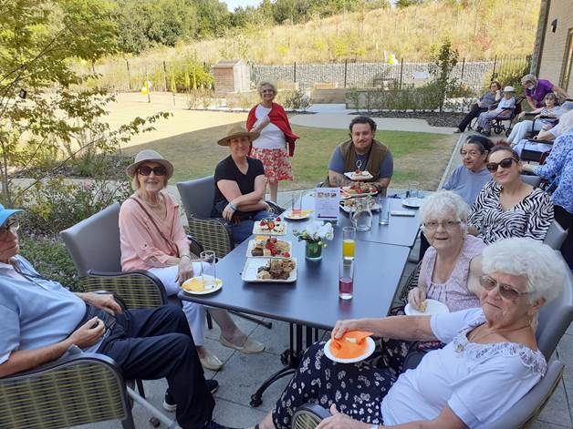 Fun in the sun at Maidstone care home