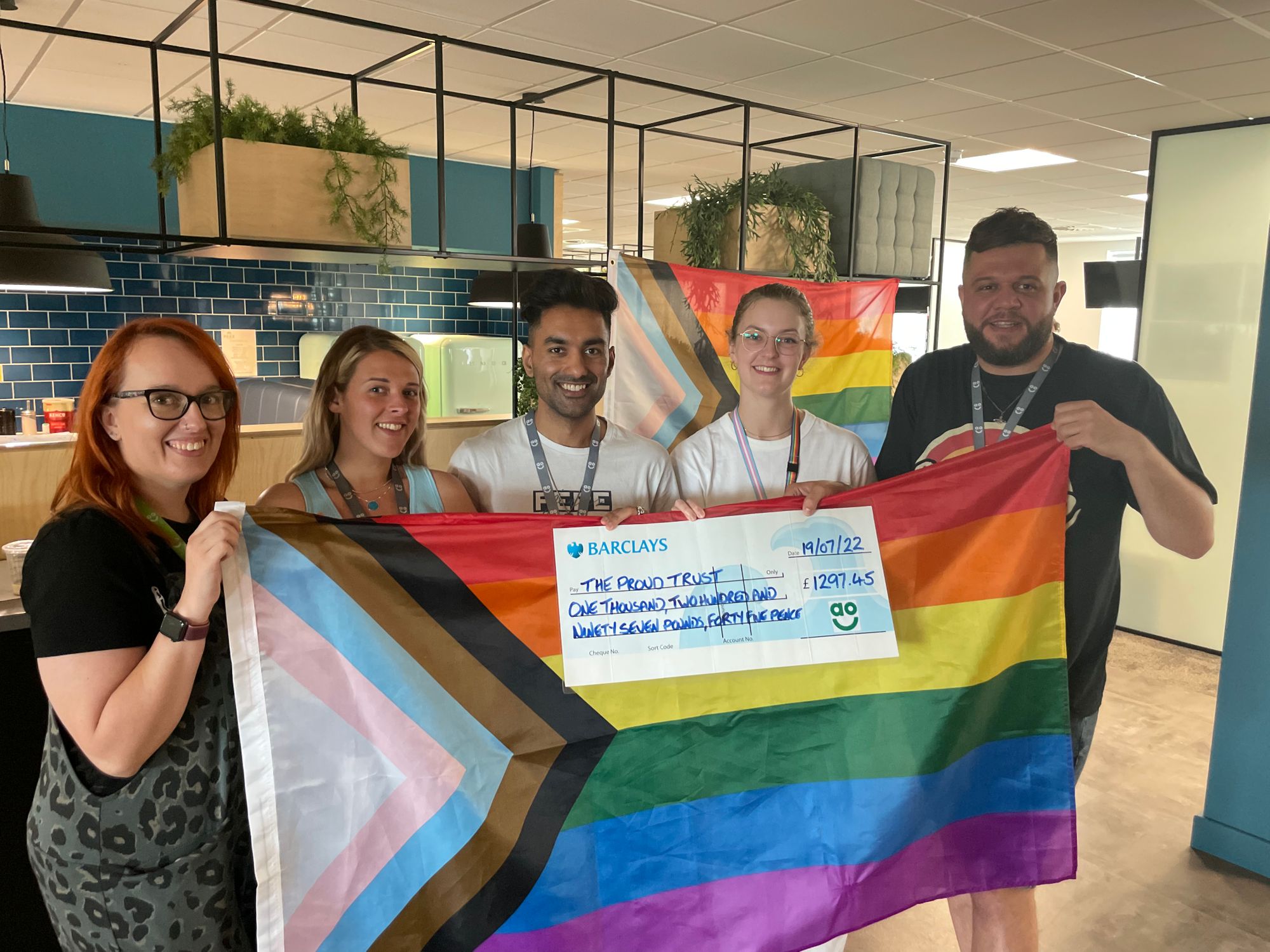 Bolton firm raises more than £1,000 for The Proud Trust
