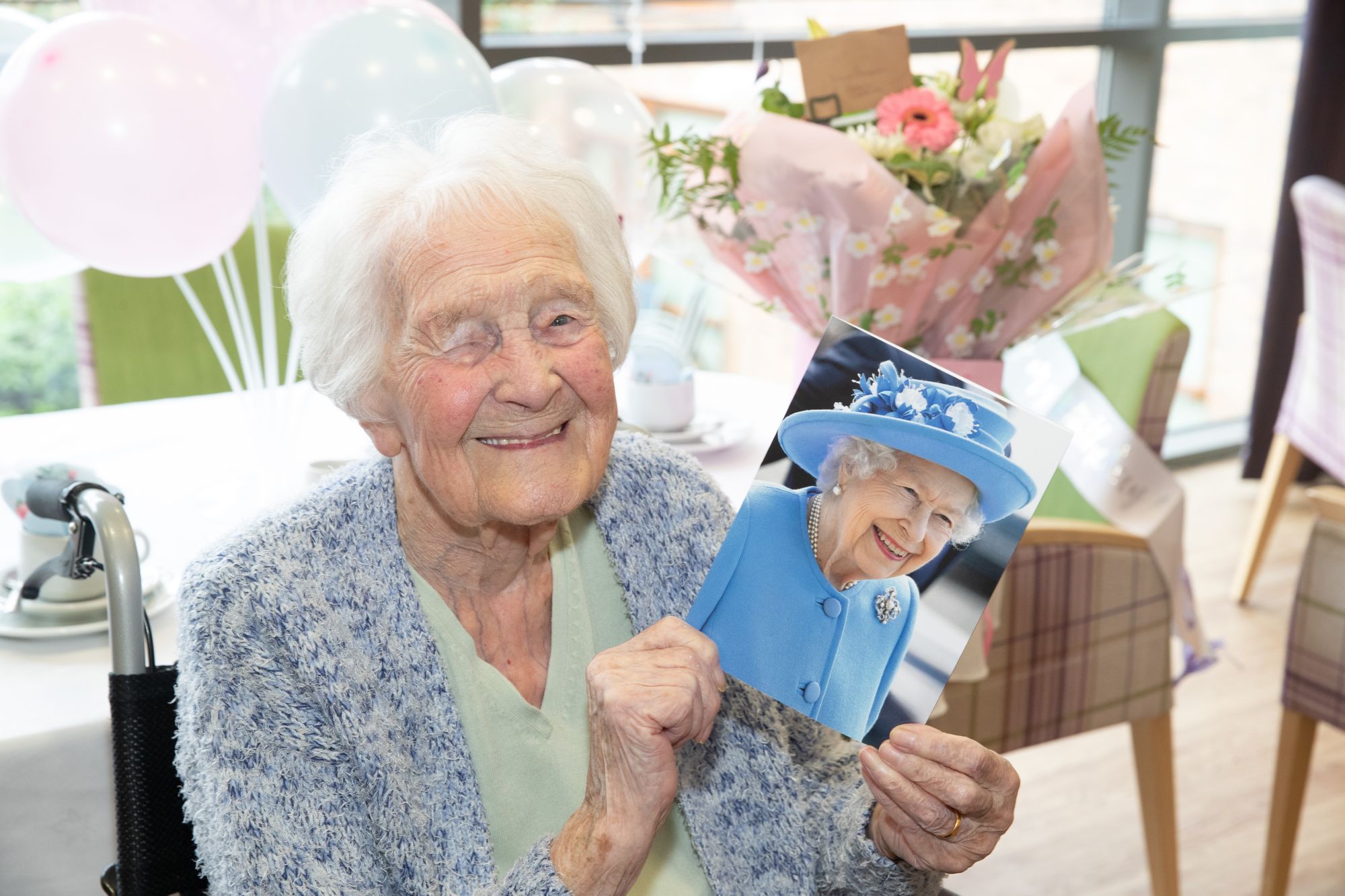 Lily Houghton celebrates her 100th birthday with family and friends