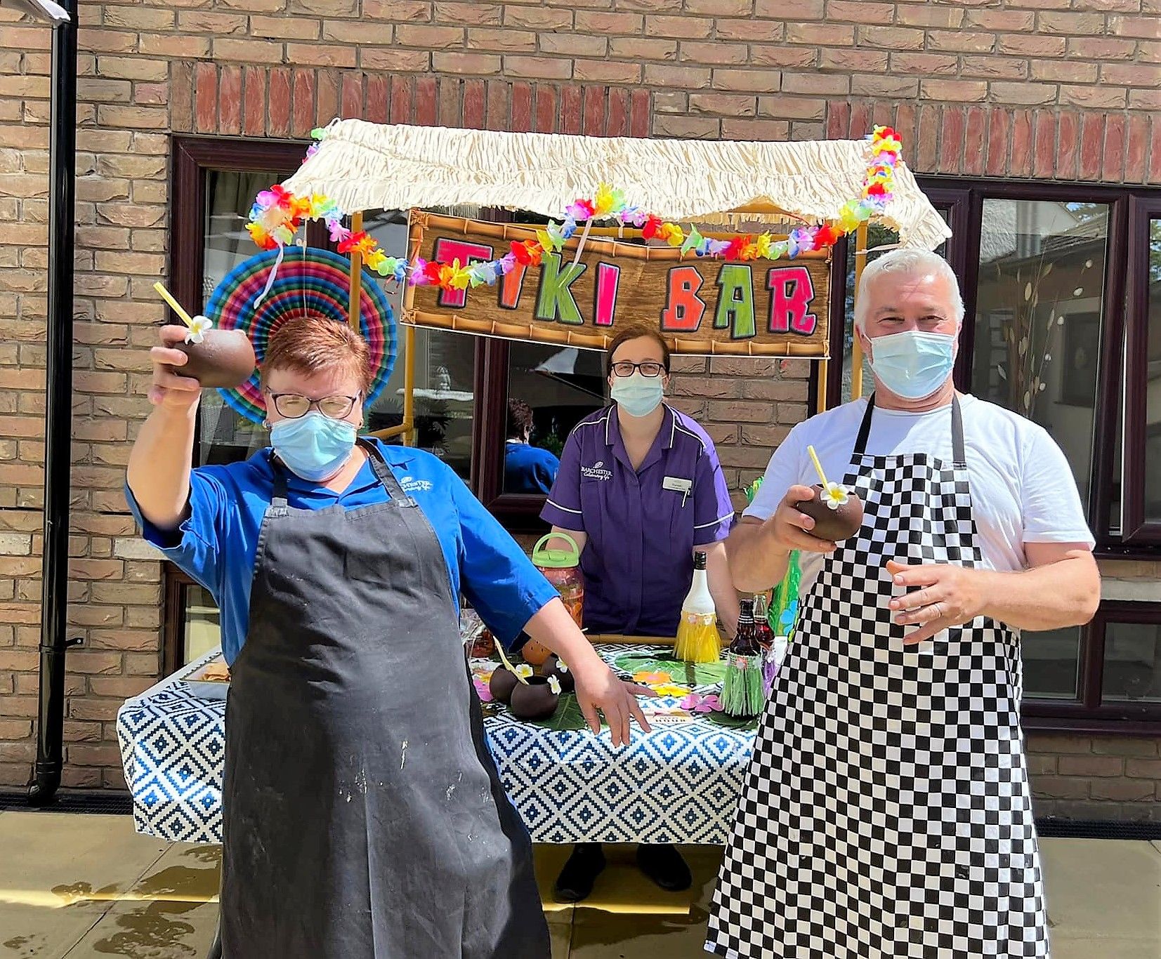 Residents enjoy Caribbean fun at Rutland care home