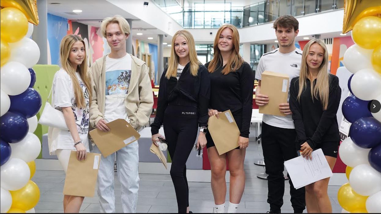 Students Celebrate A-level Success at Hugh Baird College