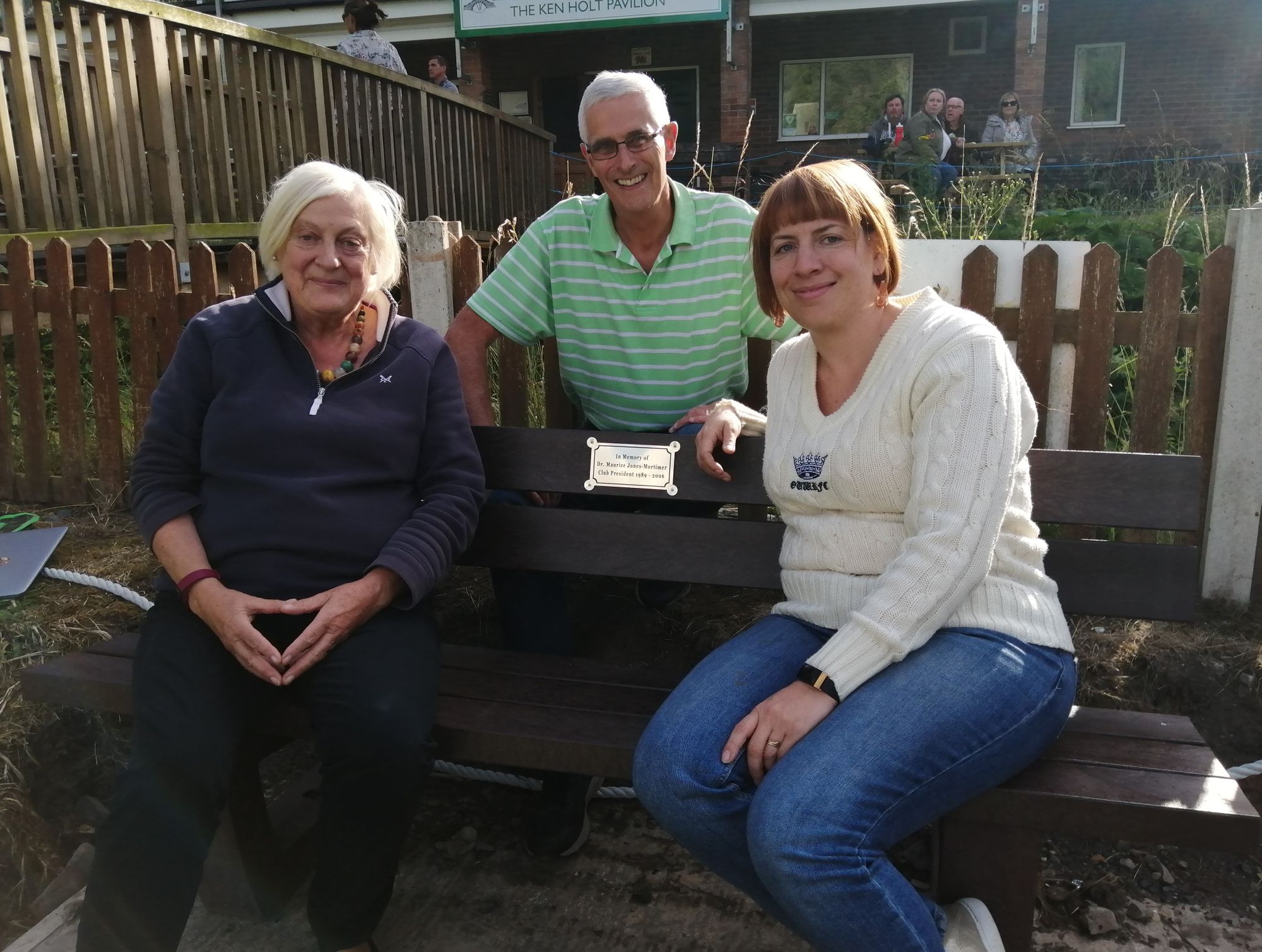 Pontblyddyn Cricket Club installs new eco-friendly benches