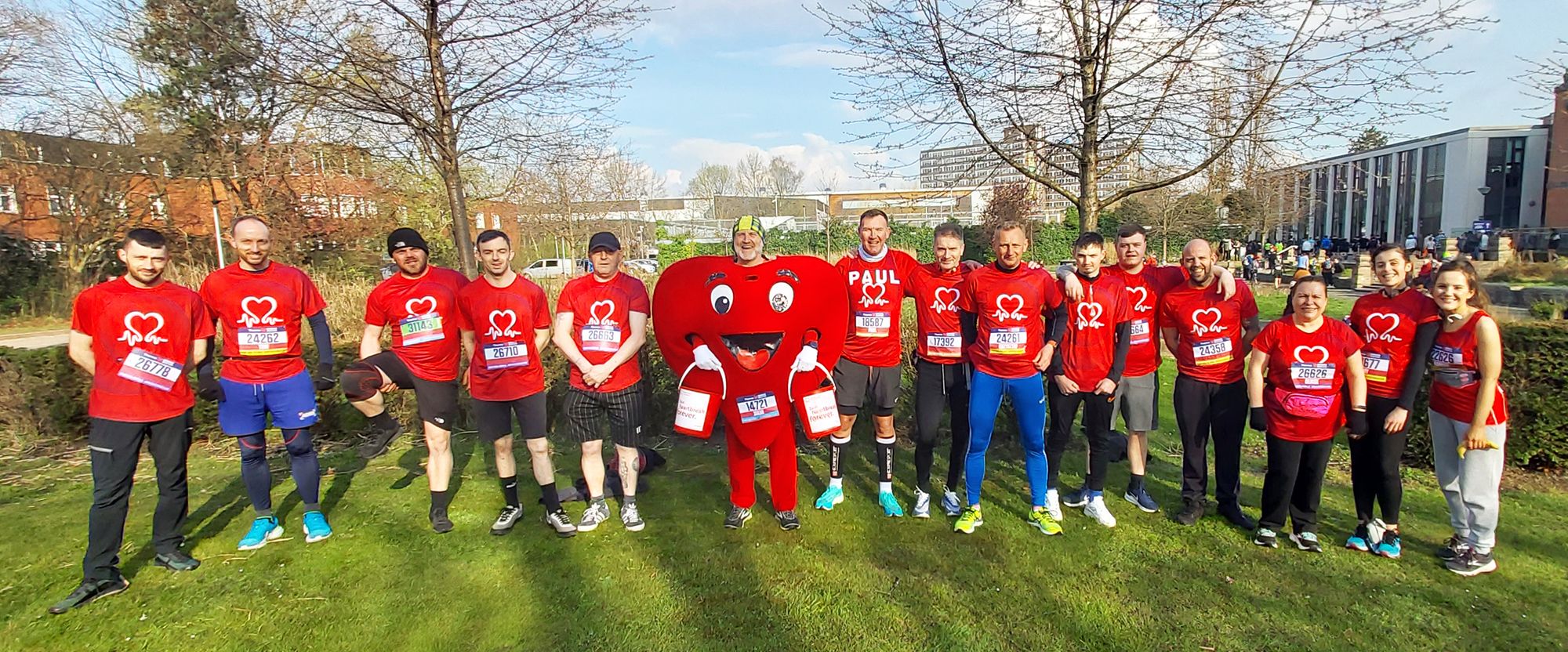 Mold firm raises more than £10,000 for heart charity