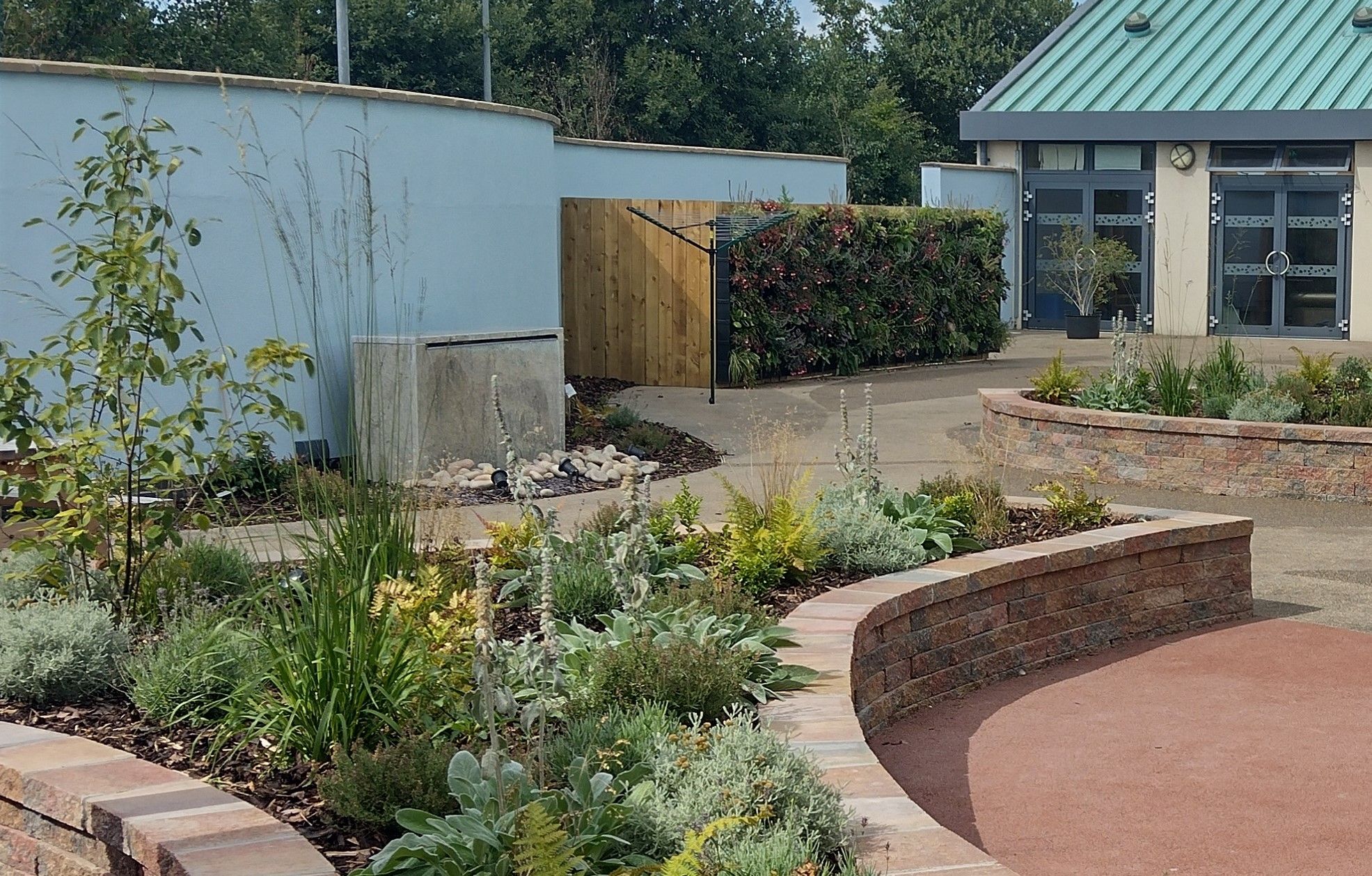 Bridgend's new sensory garden helps adults with dementia