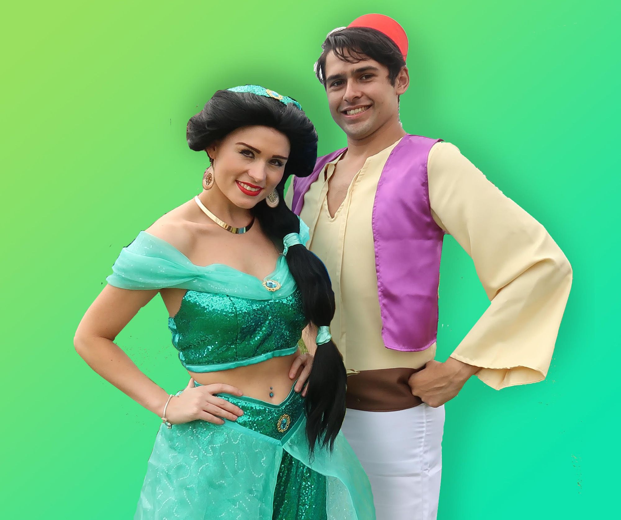 Meet and see Aladdin and Jasmine perform at The Broadway, Bradford today