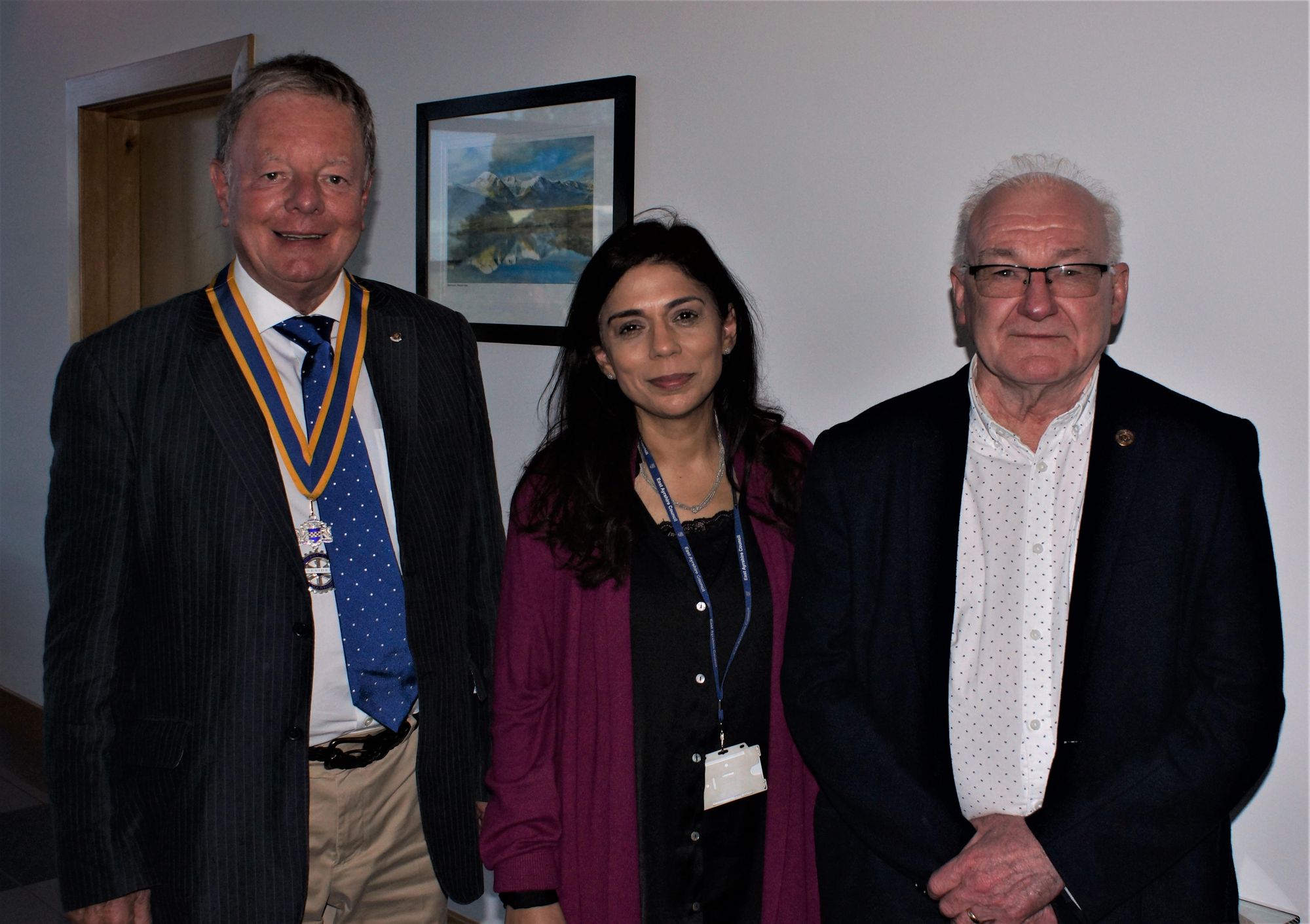 Equality officer meets with Ayrshire Rotarians