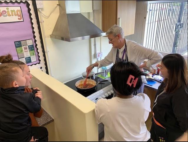 Cooking session at Birmingham school helps families in cost of living crisis
