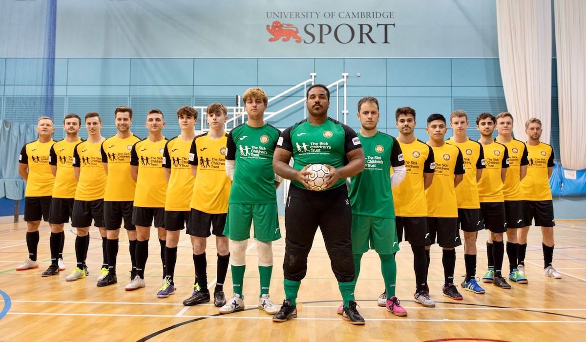 Cambridge Futsal Club backs The Sick Children’s Trust