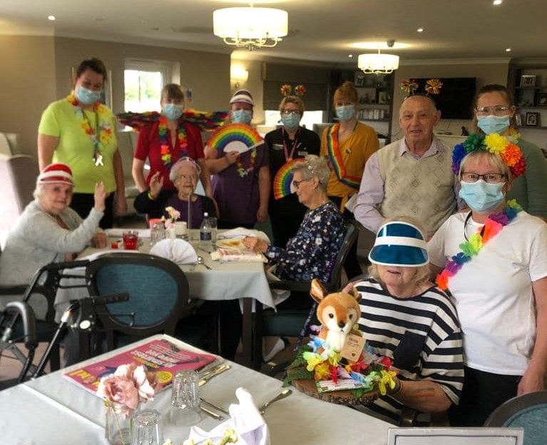 Bad weather didn't stop Hednesford care home from throwing their own ‘Pride Party’