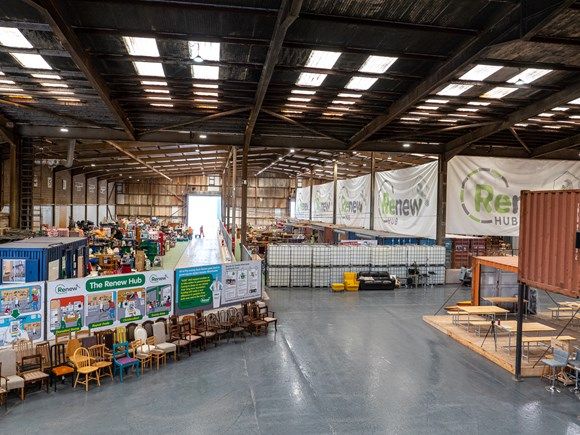 The Renew Hub has renovated and resold more than 50,000 items in one year