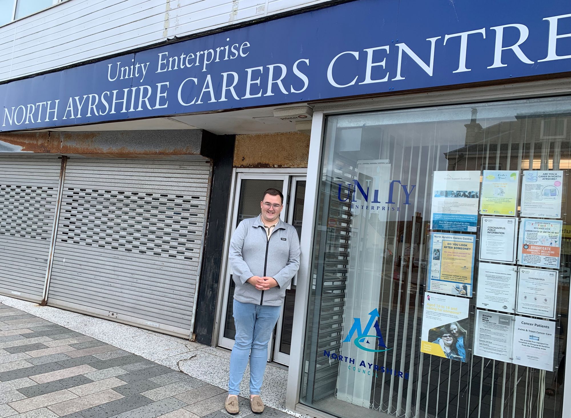 Irvine councillor who doubles as unpaid carer for his mum vows to use 'Carers Champion' role to help others