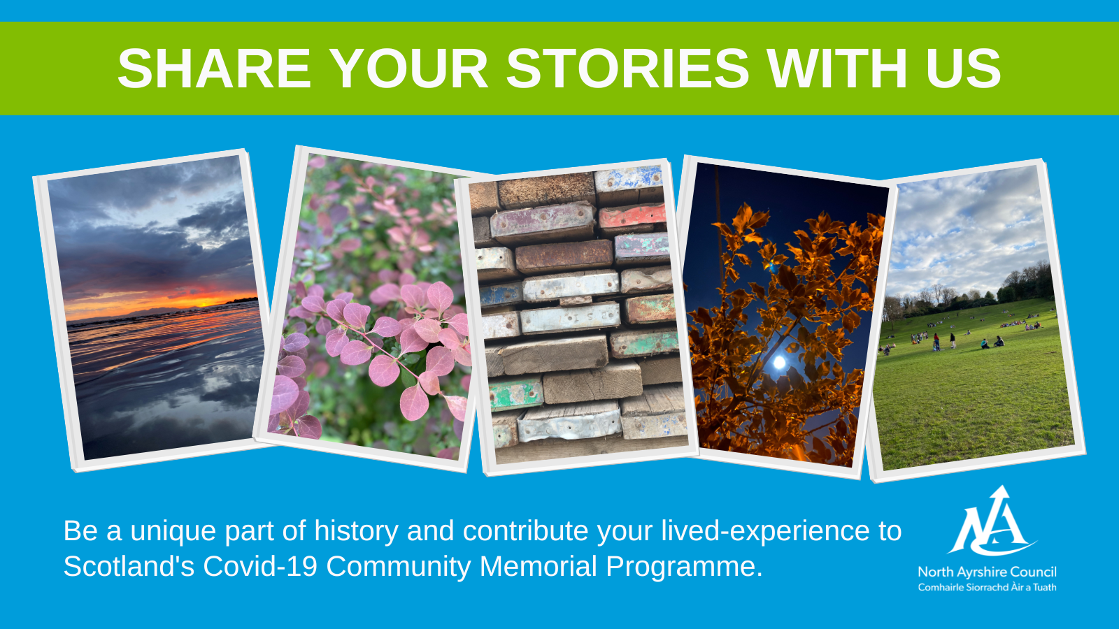 North Ayrshire residents invited to share Covid-19 experiences for national memorial programme