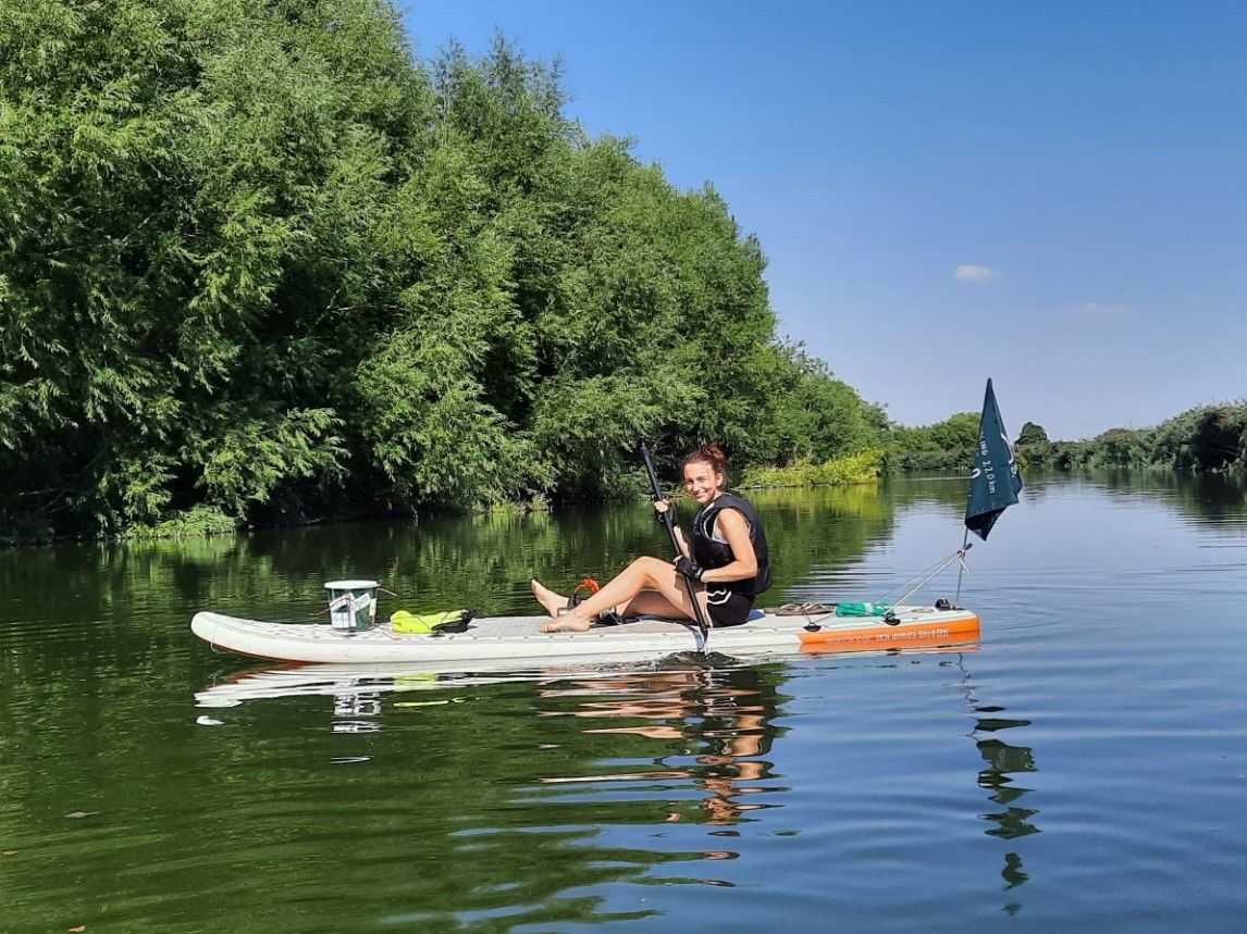 Devon teenager paddles 200km to raise money for ShelterBox