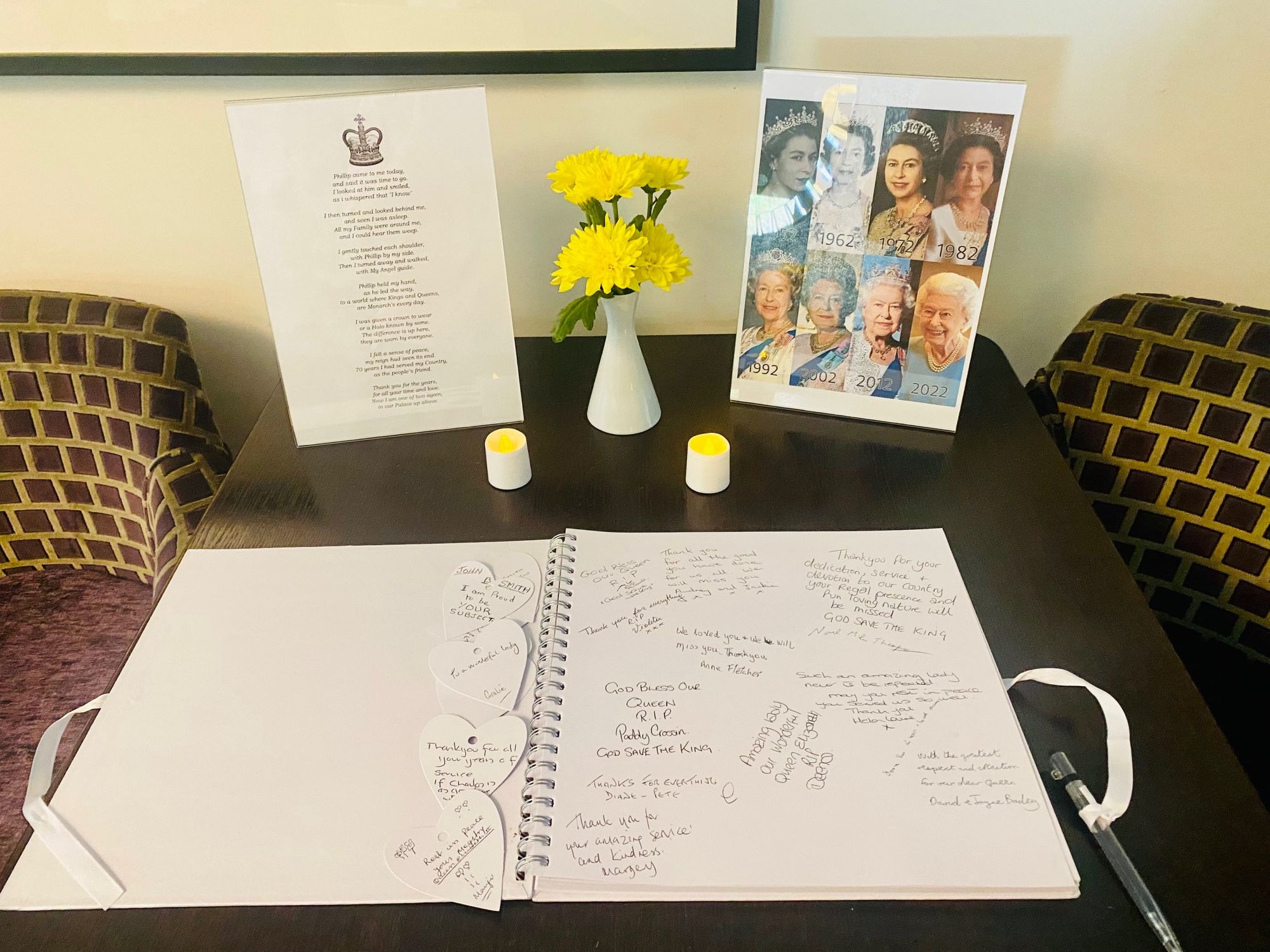Rugby care home came together to pay respects to Queen Elizabeth II
