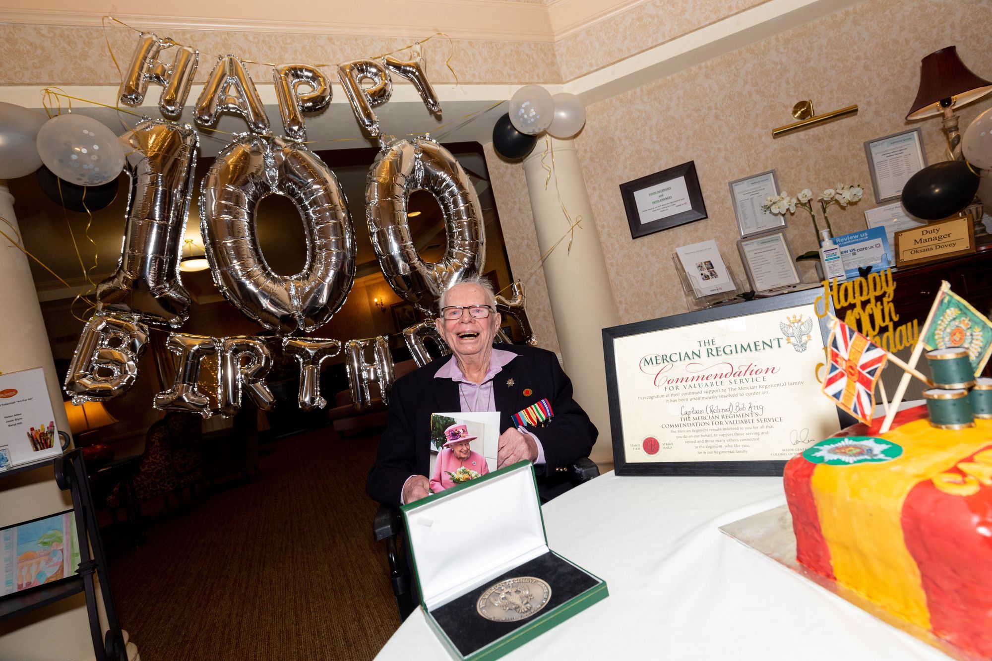 Treasured telegrams to West Midlands centenarians from the Queen