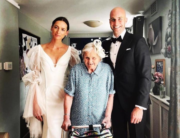 Surprise for grandmother as couple recreate wedding at her home in Elmstead