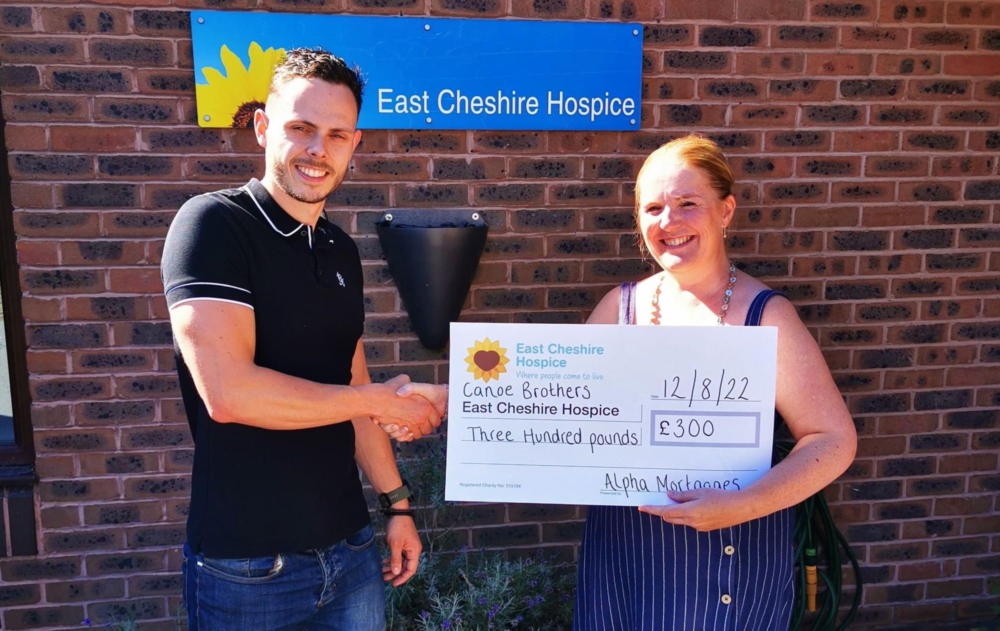 Alpha Mortgages sponsor canoe challenge for East Cheshire Hospice