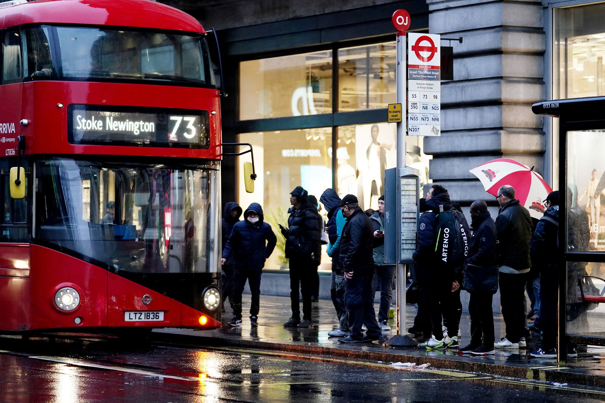 Bus fares to be capped at £2 in England from January