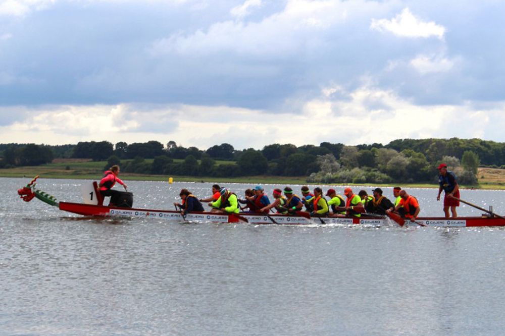 Dragon boats race to raise money at Bewl Water