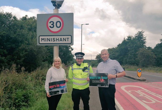 Road safety campaign hopes to reduce speeding in South Ayrshire village