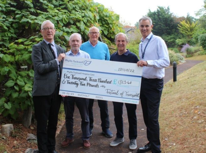 Festival of transport helps raise over £1k for charity that provides end of life care