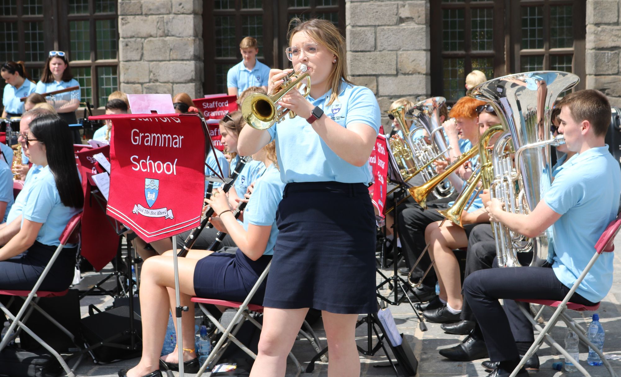 Stafford pupils travel to Belgium for poignant Menin Gate tribute