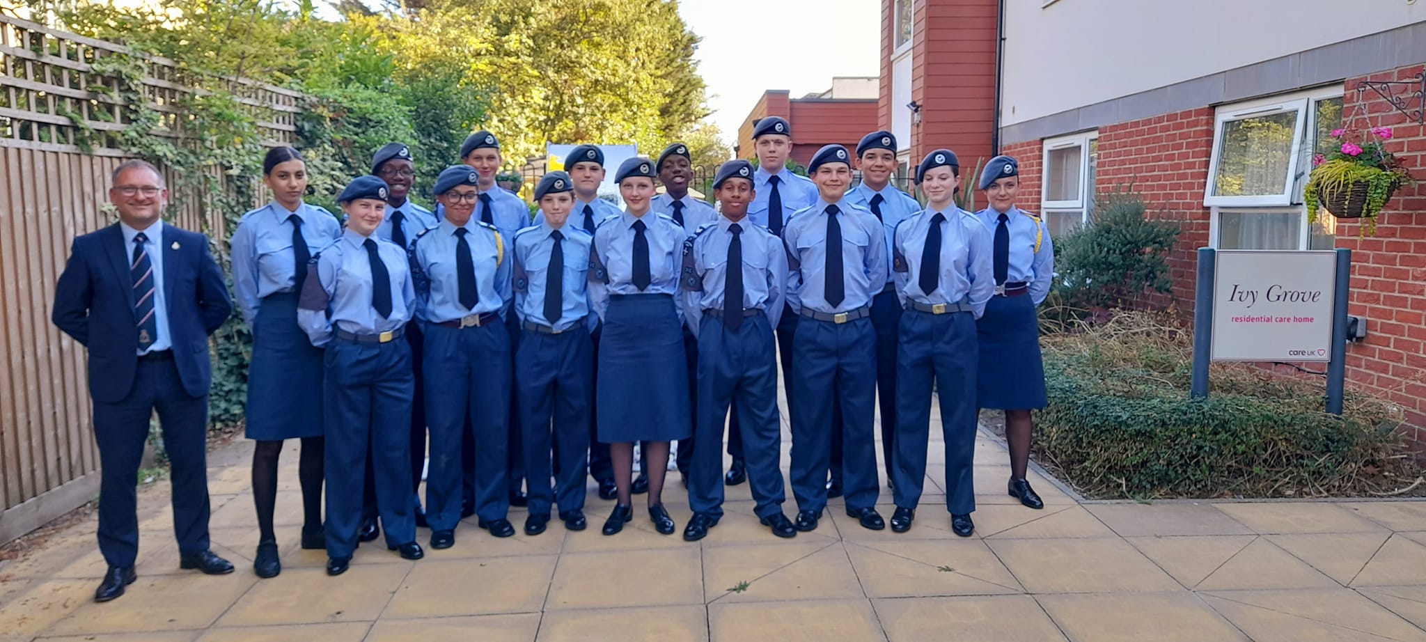 Chingford care home welcomes cadet squadron for surprise performance