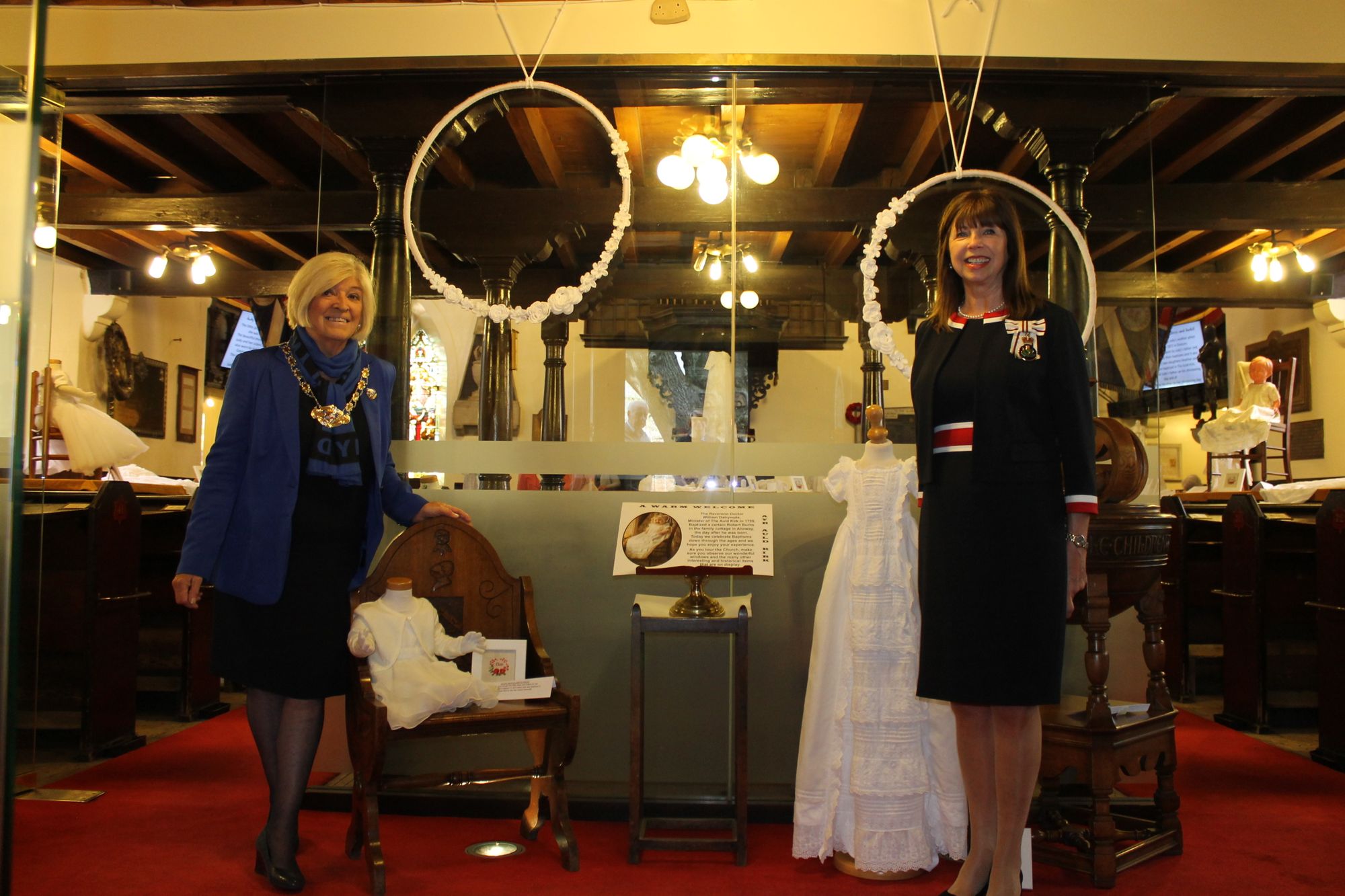 Ayr Church hosts christening gown exhibition