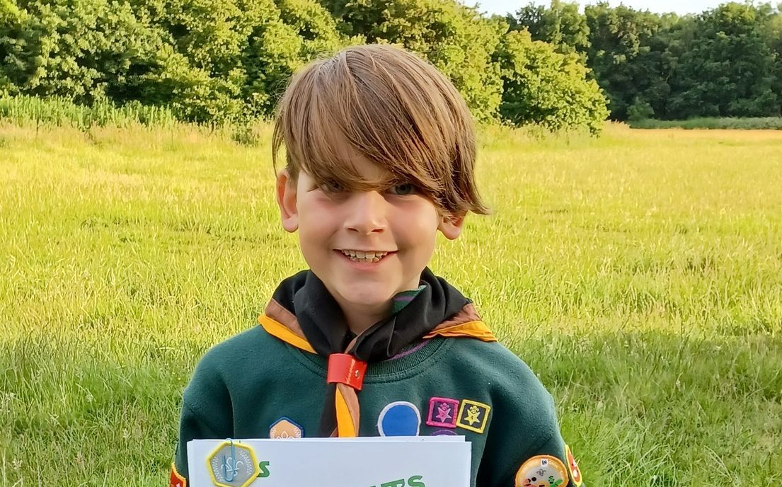 Barwell boy, 9, believed to be 'one of the first' to land silver Scouts award