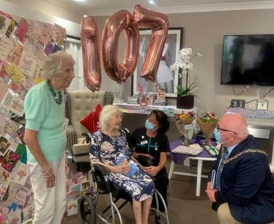 'Have fun, be kind and just enjoy it' – 107-year-old woman from Bath shares secret to long life