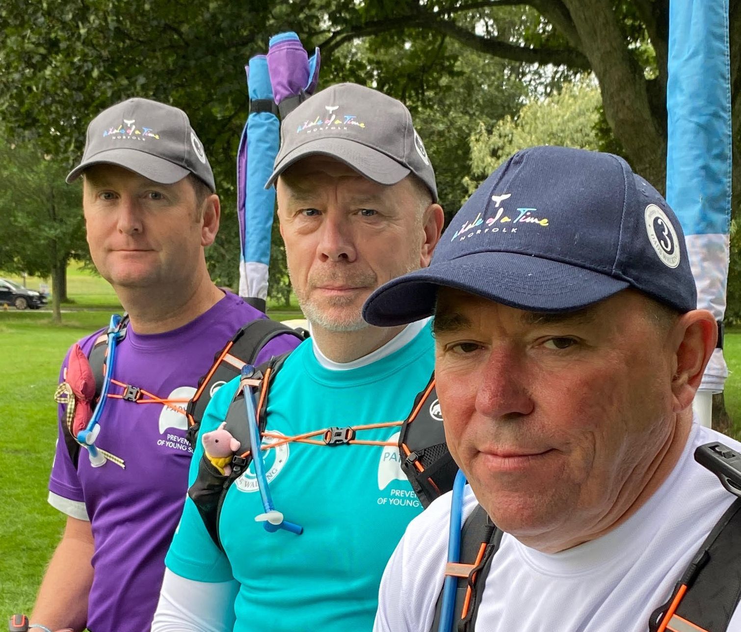 Three dads walk the UK for suicide prevention awareness