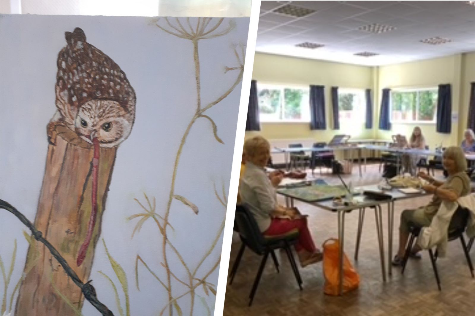 Gnosall Painting Group hold first exhibition in three years