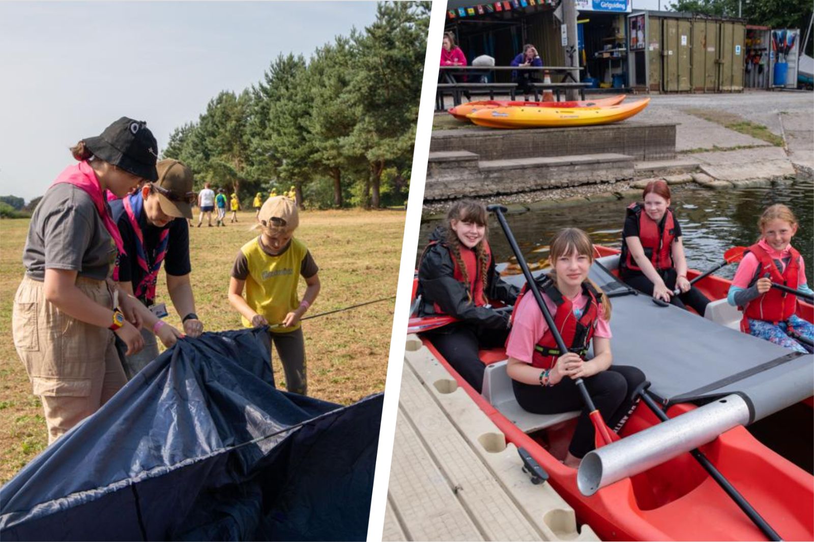 Girlguiding Rugeley attend Unity 22 International Camp in Stone