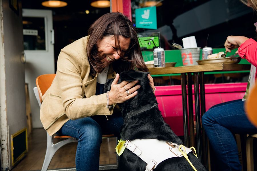 Whiteley and Glasgow insurance teams name Guide Dog puppy