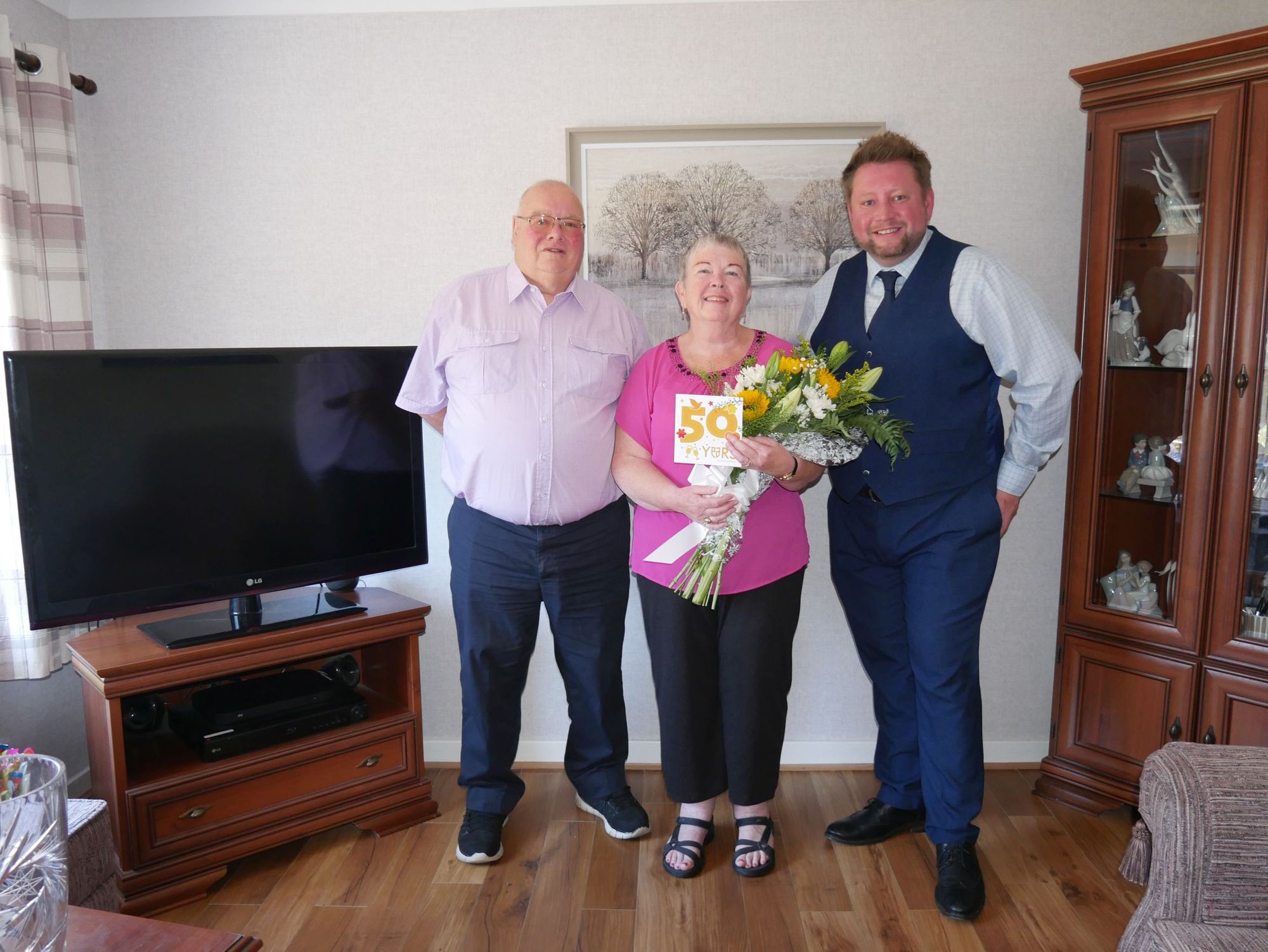 Kilmarnock couple congratulated after 50 years of marriage
