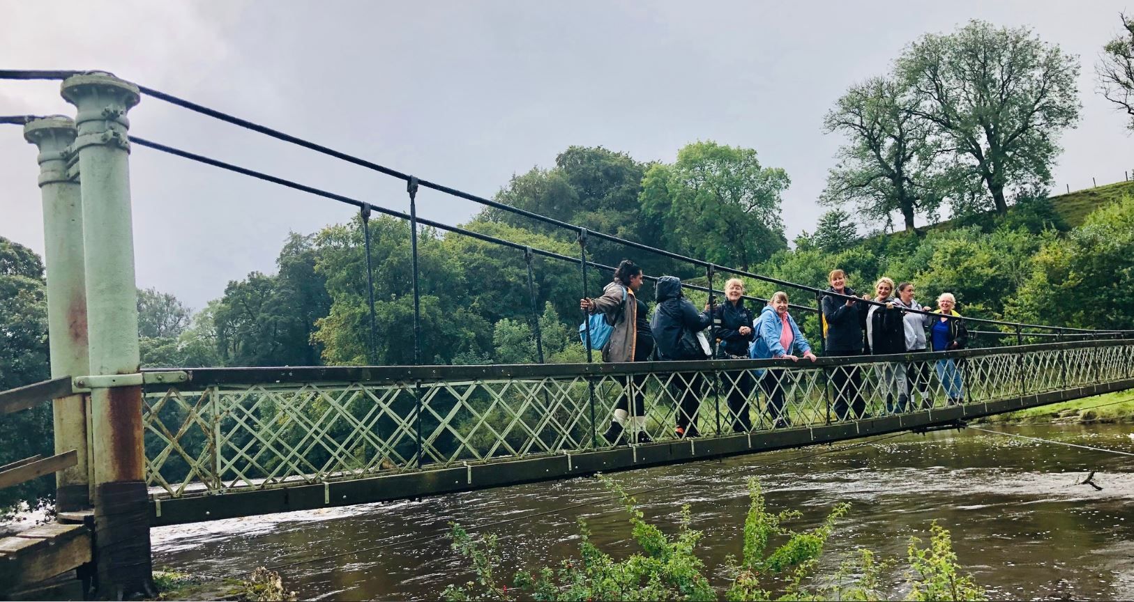 Rochdale women's walking group find their feet for countryside trek