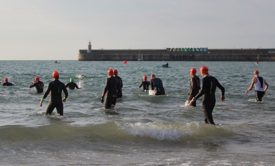 Folkestone triathlon raises thousands for local causes