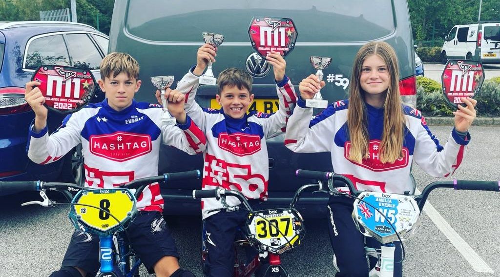 Three Derby siblings excel in the world of BMX racing