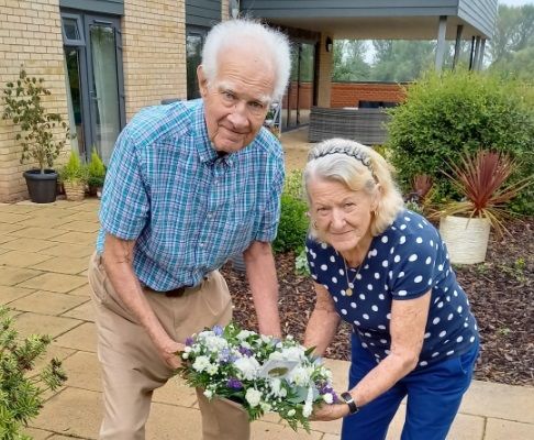 Shropshire care home residents pay tribute to the Queen