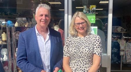 Antiques expert Catherine Southon opens new Tonbridge charity shop