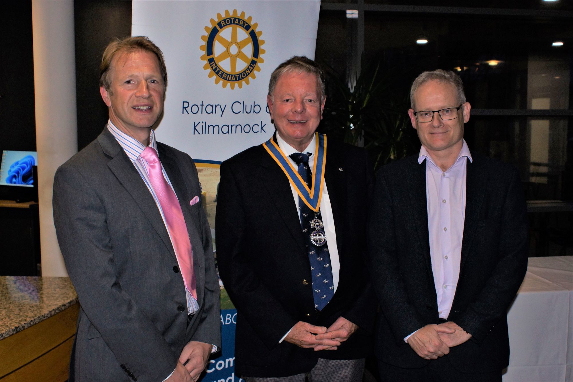 Kilmarnock Rotary Club meet East Ayrshire Council chief