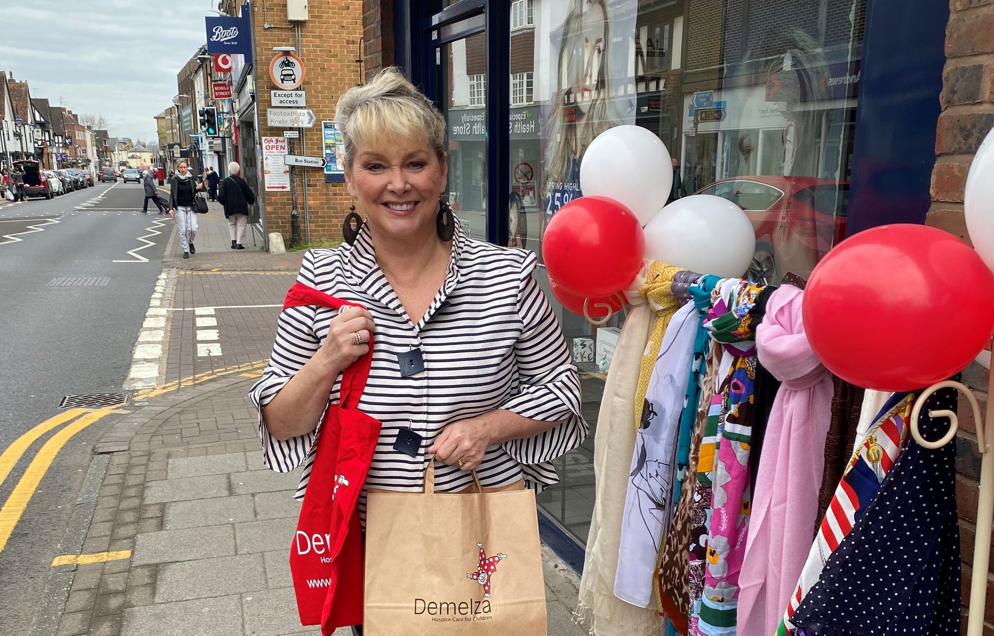 Cheryl Baker calls for volunteers to help at Demelza charity shop in Sevenoaks