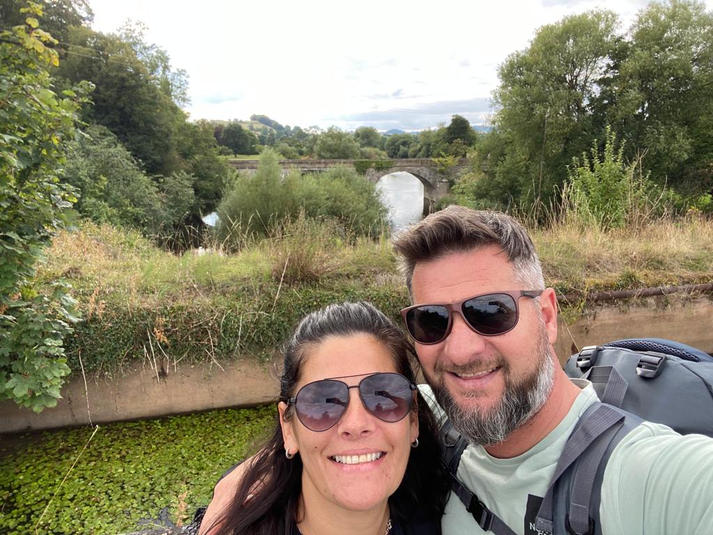 St David's Hospice: Couple put their best foot forward for local hospice care