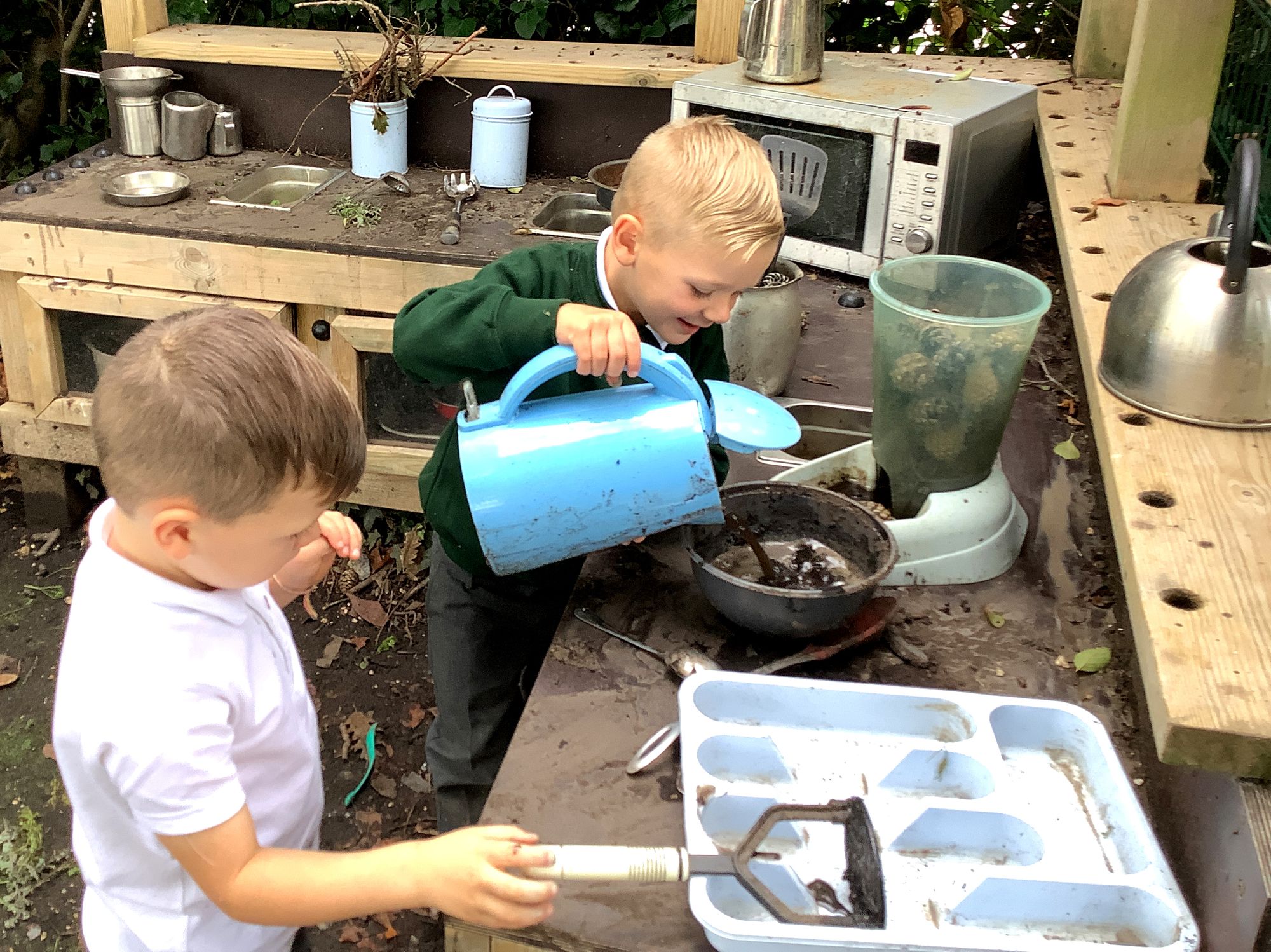 Forest fun for new pupils at a Thanet primary school