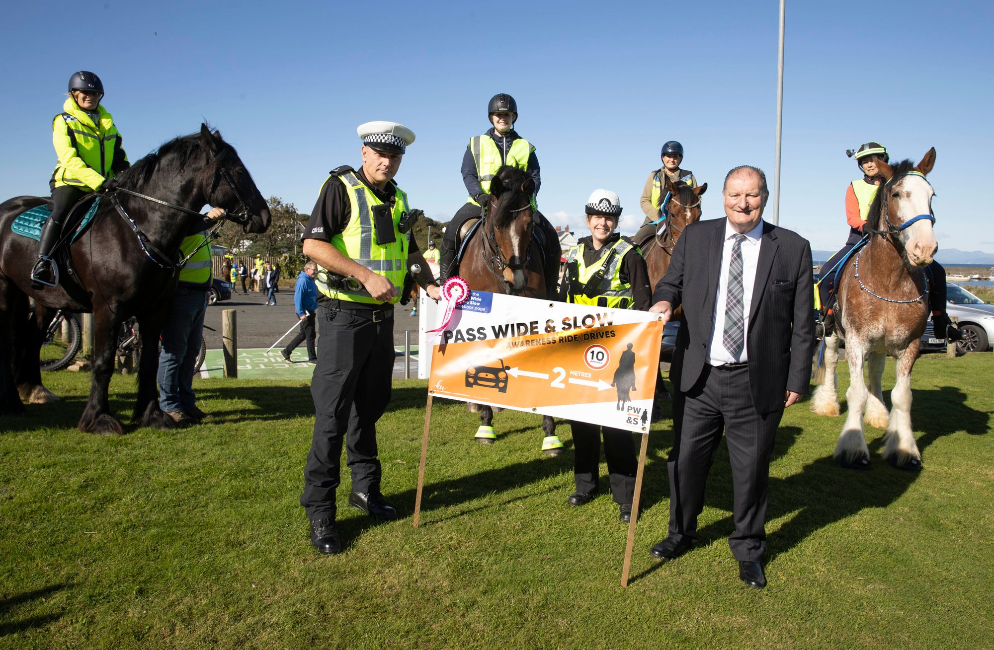 Ayrshire horse road safety campaign drives home 'pass wide and slow' message
