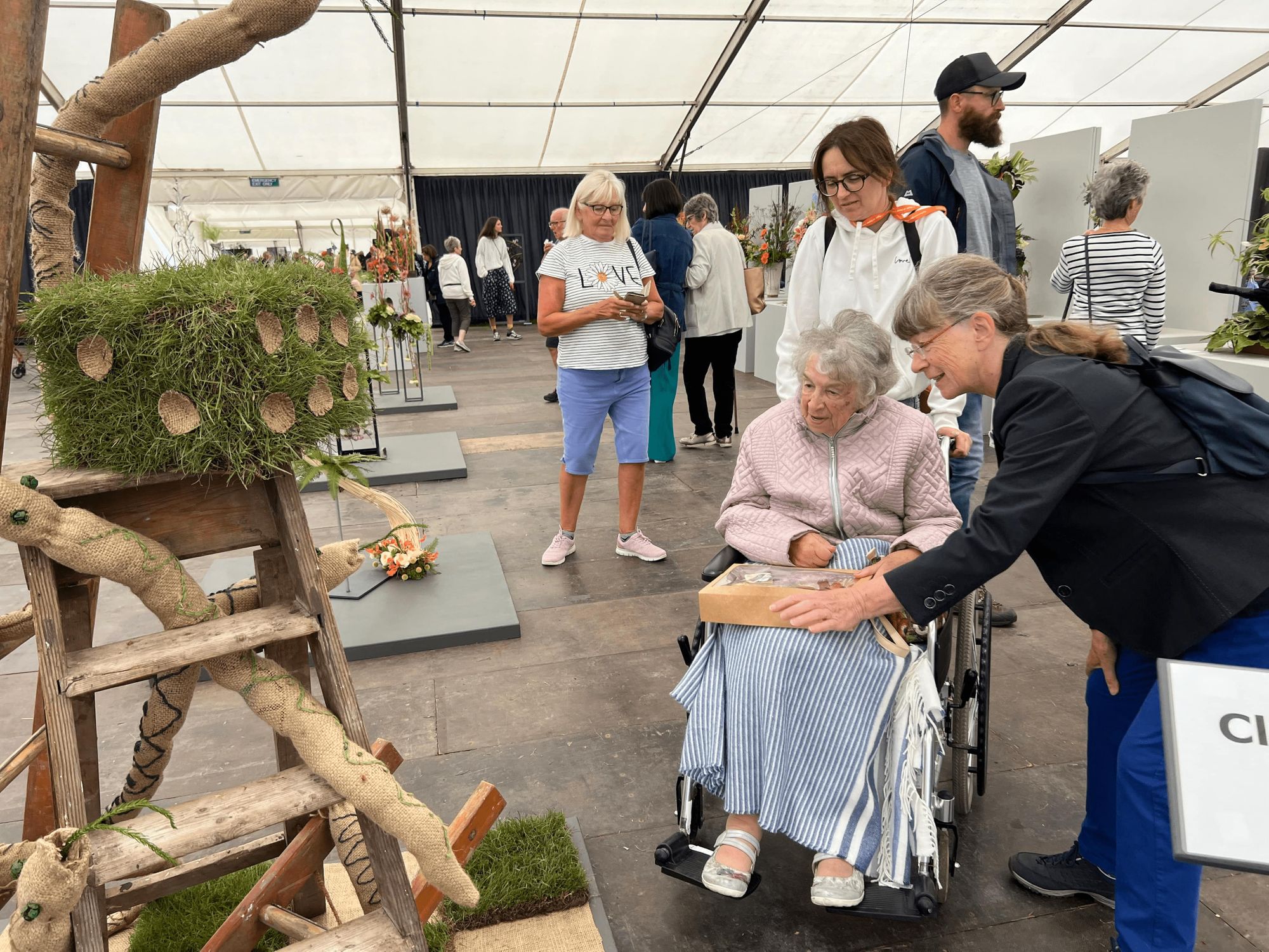 Lowton woman gets VIP treatment at Southport Flower Show