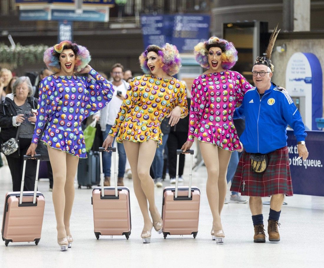Glamorous trio bring glitter and giggles to Ramsgate
