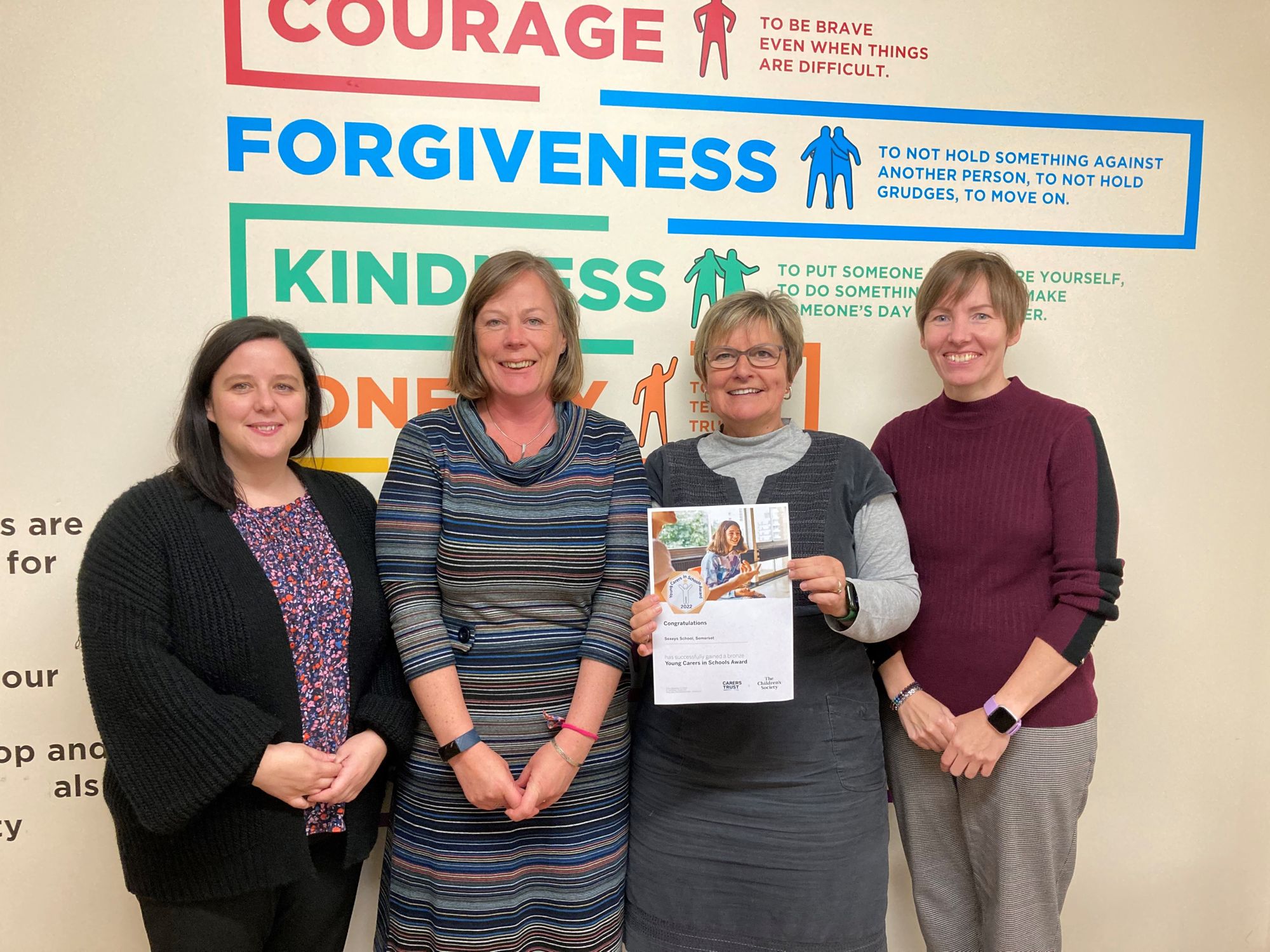 Sexey's School wins bronze for young carer support